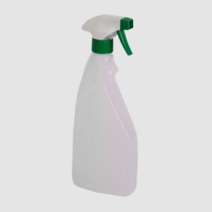 plastic bottle with trigger spray
