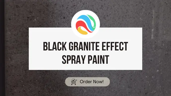 Pintura en spray efecto granito negro